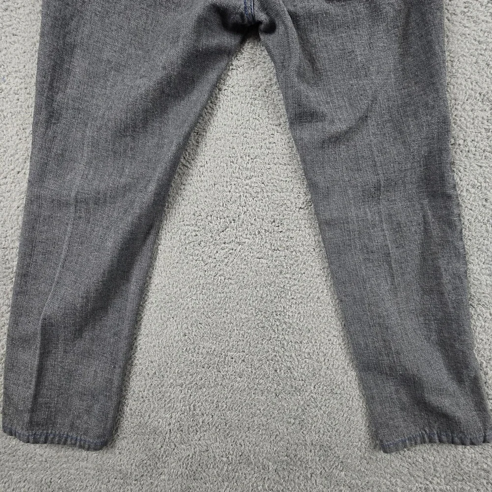 Old Skool‎ Denim Jeans Black Medium Wash Mens 36X30 Hip Hop Baggy